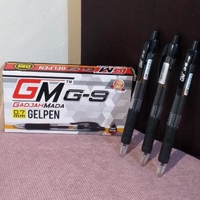 

[Cuci Gudang] Pulpen Gel GM G-9 Gajah Mada 0.7 mm (Tinta Hitam)