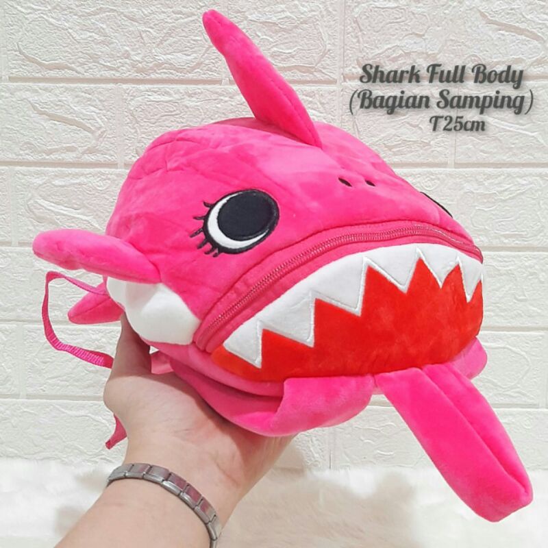 TAS RANSEL BONEKA / TAS BONEKA SHARK / BABY SHARK / BAGPACK BONEKA SHARK / TAS RANSEL ANAK