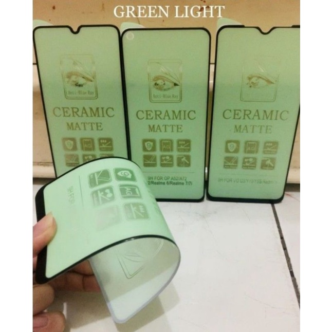 Tempered Glass Ceramic Green Light VIVO V11 V11i V11 PRO V15 V15 PRO V17 V17 PRO Anti Glare