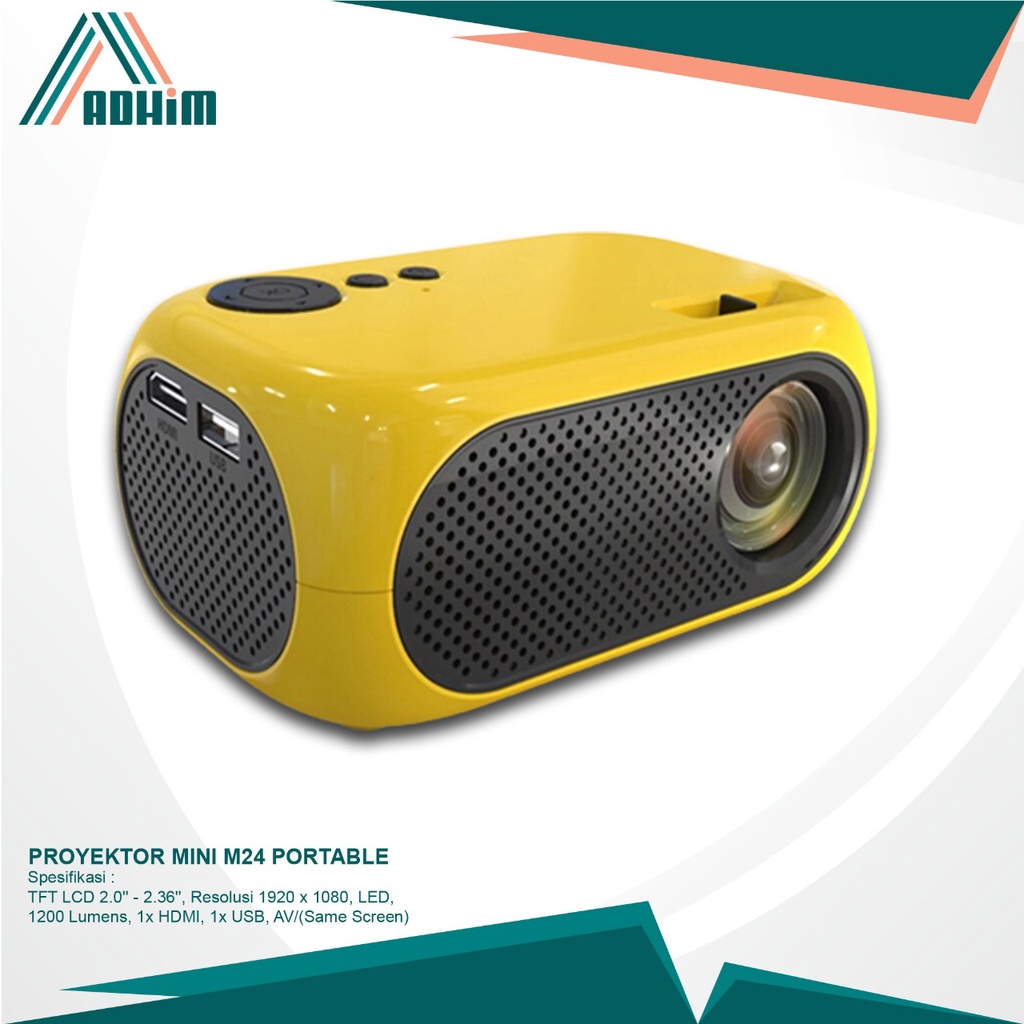 PROJECTOR MINI M24 PORTABLE MINI PROYEKTOR M-24
