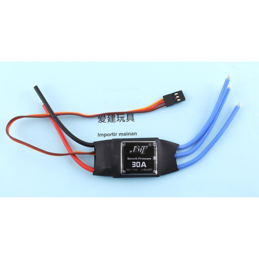 JMT Simonk Firmware 30A ESC 5V 3A BEC 2s 4s ESC Rc Plane aricraft rc pesawat Quadcopter helikopter