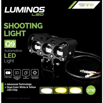 LAMPU TEMBAK LUMINOSLED MINI PROJECTOR SQL 3 MATA Q9 LASER HI LOW 37W