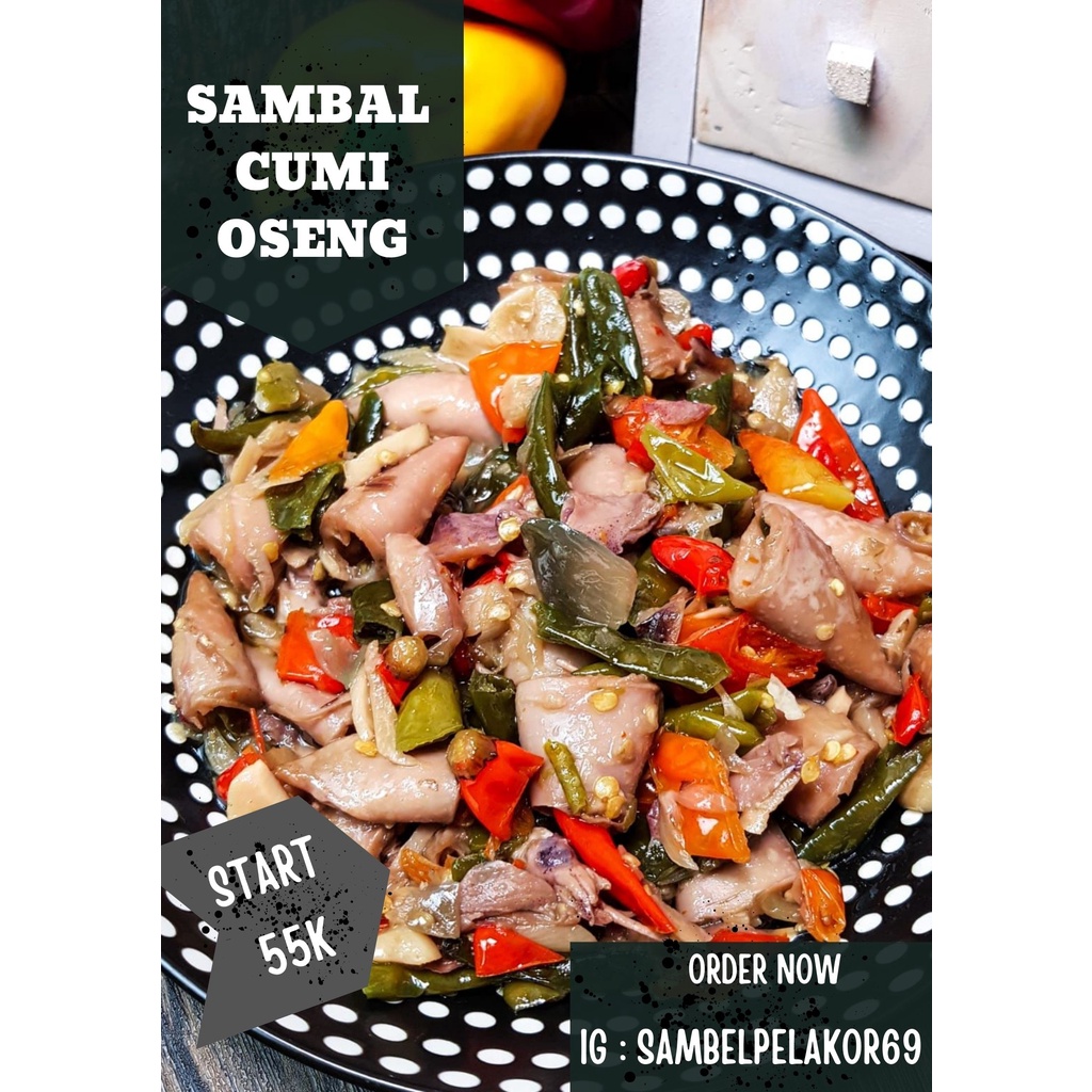 

Sambal cumi oseng 250gr / 1/4kg