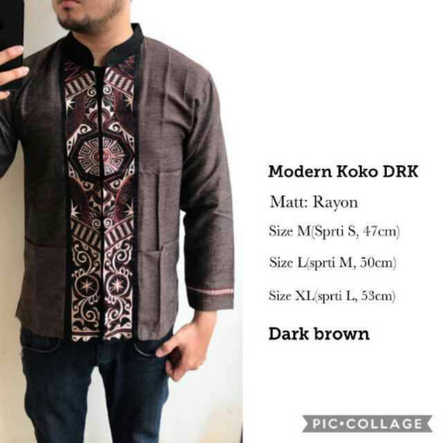 baju koko muslim,pakaian muslim pria,kemeja muslim pria