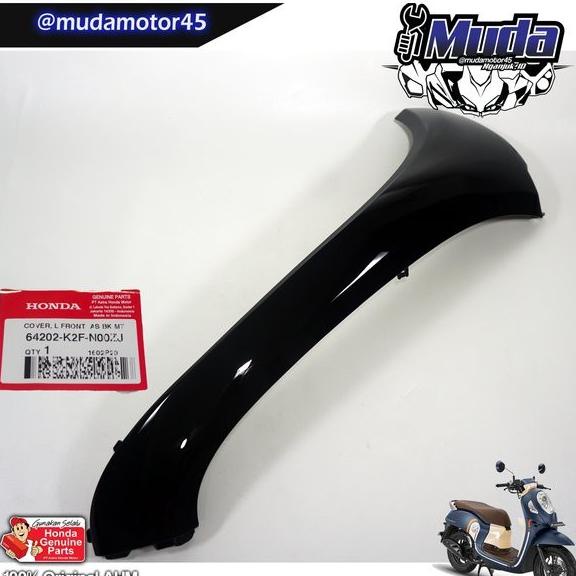 %$%$%$%$] COVER BODY KIRI ALL NEW SCOOPY ESAF 2021 HITAM GLOSSY PRESTIGE BLACK