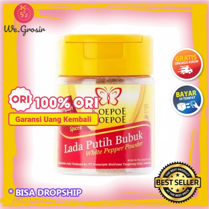 

Lada Putih Bubuk Koepoe White Pepper 38 gram