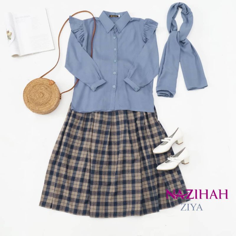 Ziya dewasa denim set