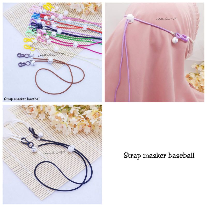 Strap masker baseball seri 1 beli 10 free 2