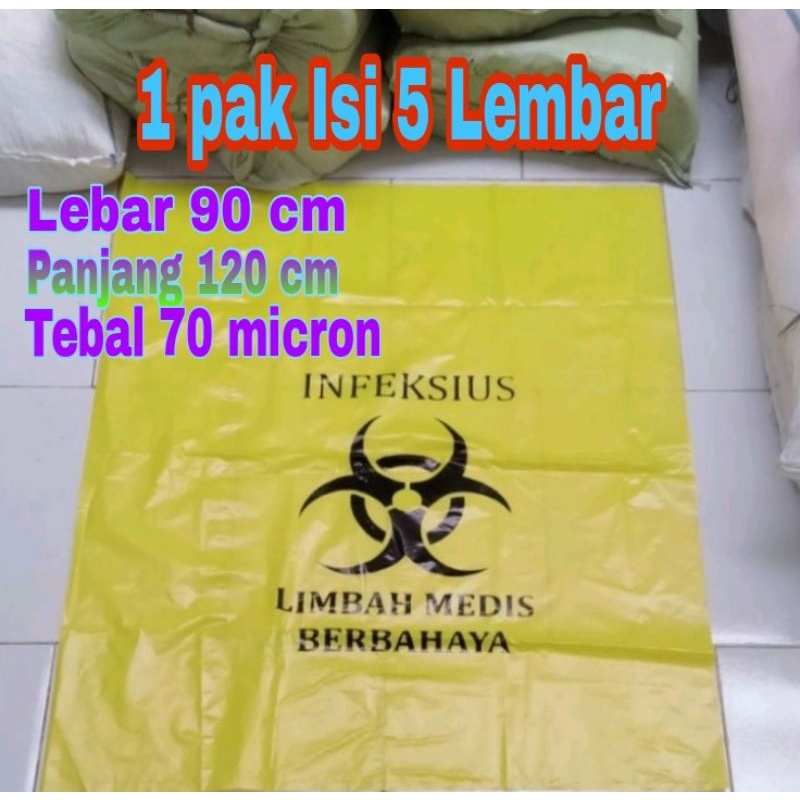 Plastik Sampah Medis 90 x 120 - INFEKSIUS