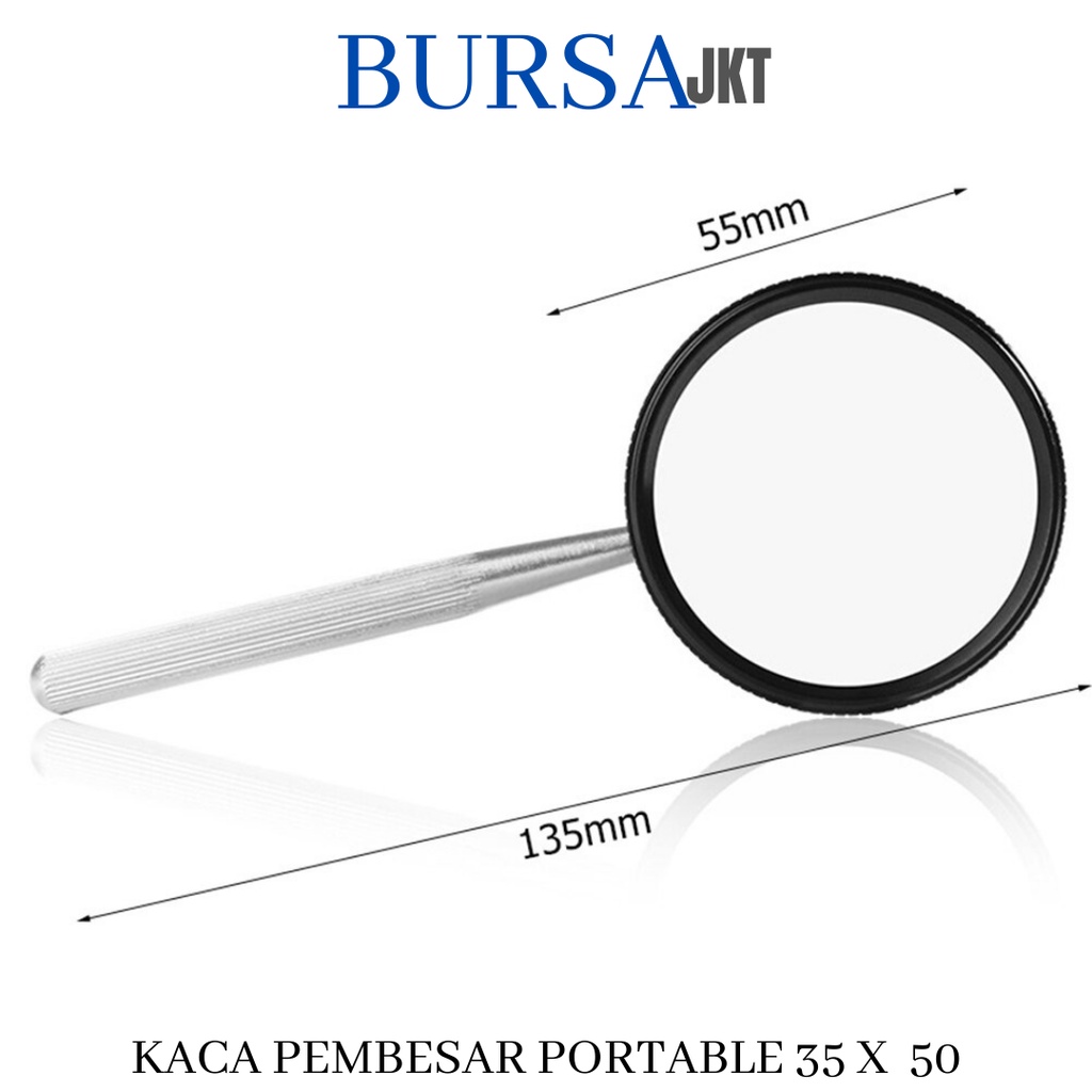 KACA PEMBESAR 35 X 50 MM LENSA OPTIK K9 PORTABLE PEMBESARAN 35 X