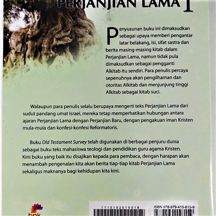 Pengantar Perjanjian Lama 1 Taurat dan Sejarah BPK Buku Rohani Kristen Sejarah Alkitab PL