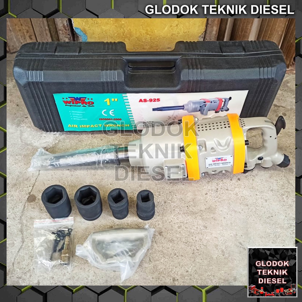 WIPRO AIR IMPACT WRENCH HEAVY DUTY 1 INCH AS-925 HD ORIGINAL TERBAIK AS925 MURAH