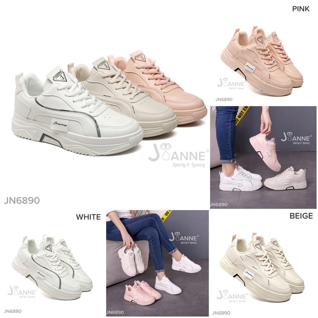 SEPATU JOANNE Sporty Sneakers Shoes #JN6890 ORIGINAL BRAND Quality IMPORT