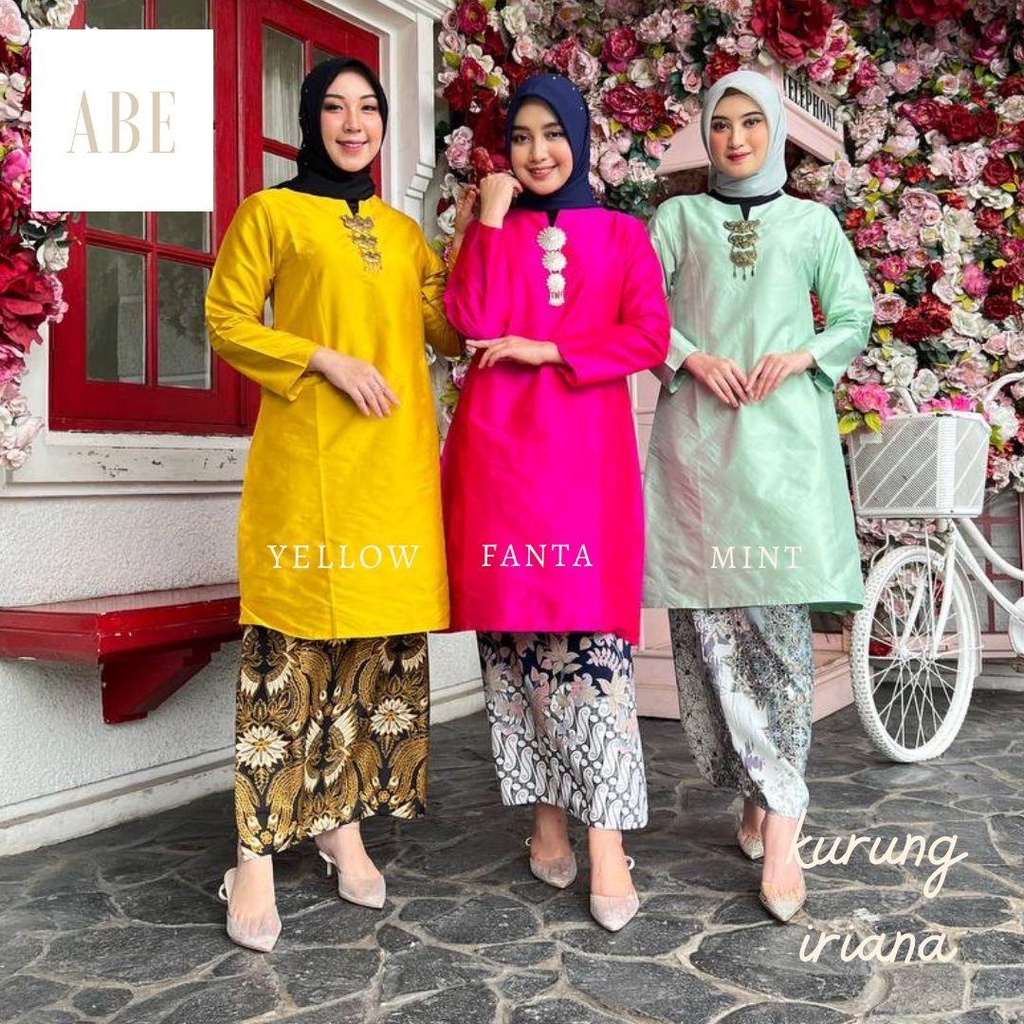 AZURAH SCRAF // Setelan Kebaya Modern | Baju Kebaya | Baju Kurung Malaysia | Setelan Kebaya Tafeta | Set Kebaya Modern | SET CHANTIKA