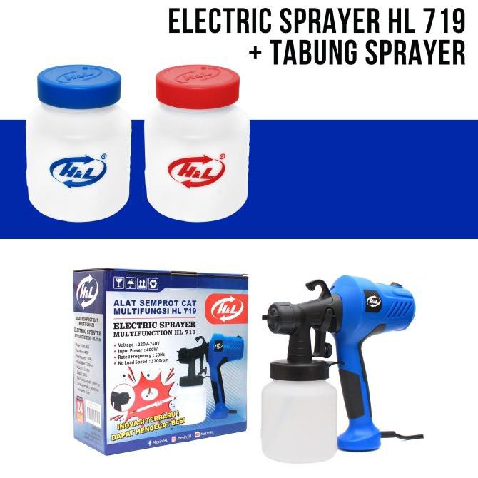 

Hl 719 Electric Sprayer / Alat Semprot Cat Minyak Elektrik