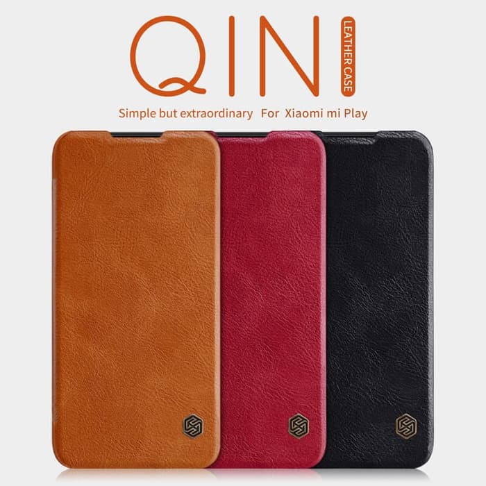 Case Xiaomi Mi Play Flip Cover Leather Hardcase Original