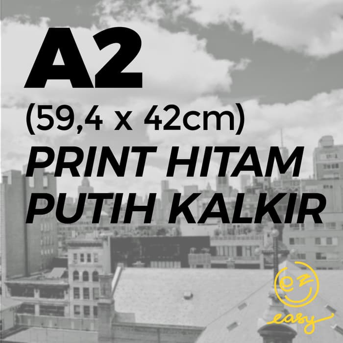 

Print Hitam Putih Ukuran A2 Kalkir