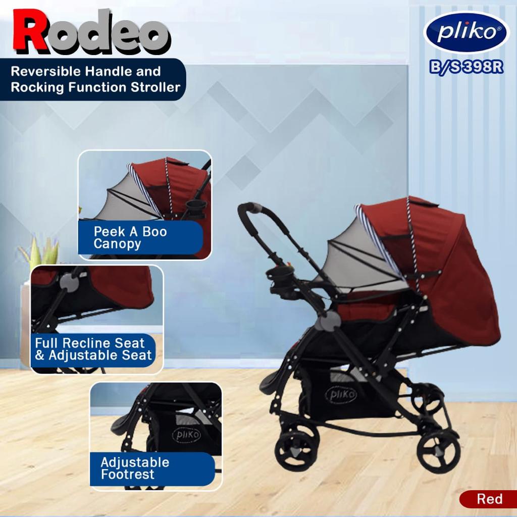 Stoller Pliko Rodeo 398R - Kereta Dorong Bayi/Stroller Murah