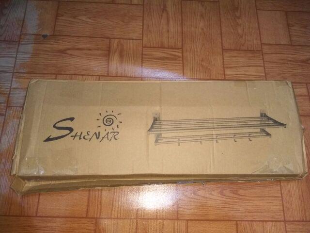 Shenar Rak Gantungan Handuk Aluminium Serbaguna