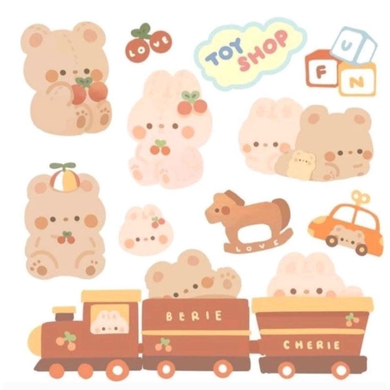 

(7x7cm)kpop sticker stiker anti air tinggal tempel