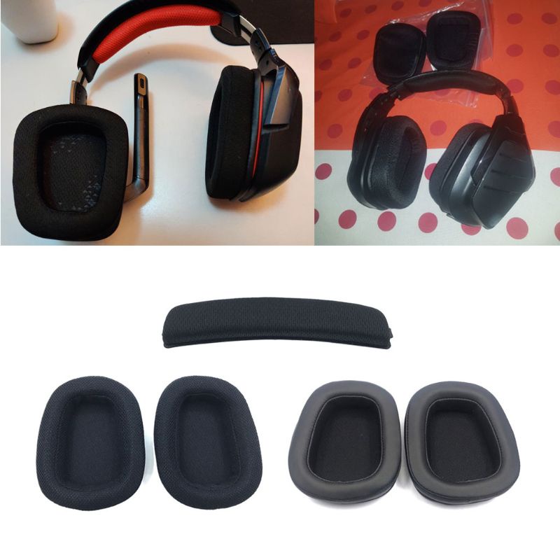 Btsg Busa Headphone Bahan Katun Mesh Breathable Untuk Logitech G633 G933