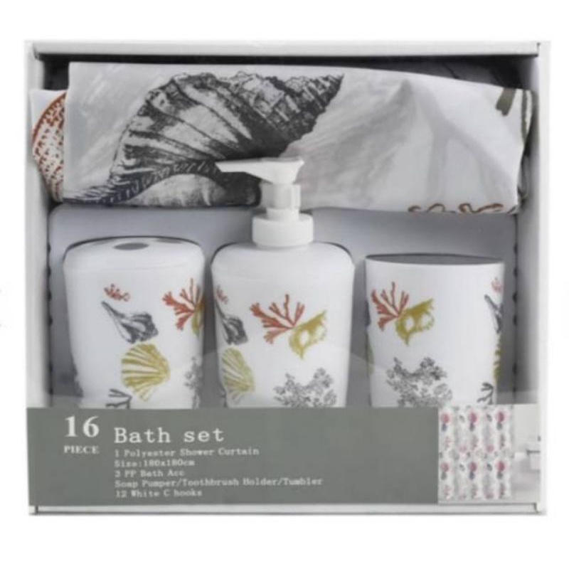 Tirai Kamar Mandi / Shower Curtain bath set Informa