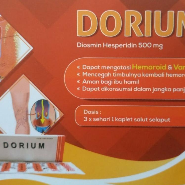 

{B-AGR) {♫♪) Obat WASIR DORIUM isi DIOSMIN HESPERIDIN 500 MG sama dengan ARDIUM kemasan 1 strip isi 10 kapsul |amanah)