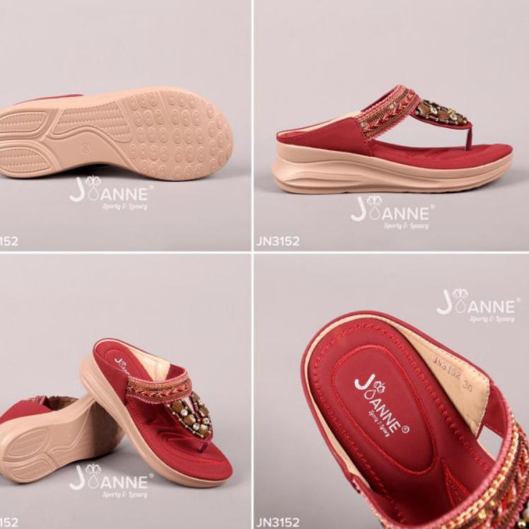 {Chl31au22ν} RESTOCK [ORIGINAL] JOANNE Wedges Sandals Sepatu Wanita #JN3152