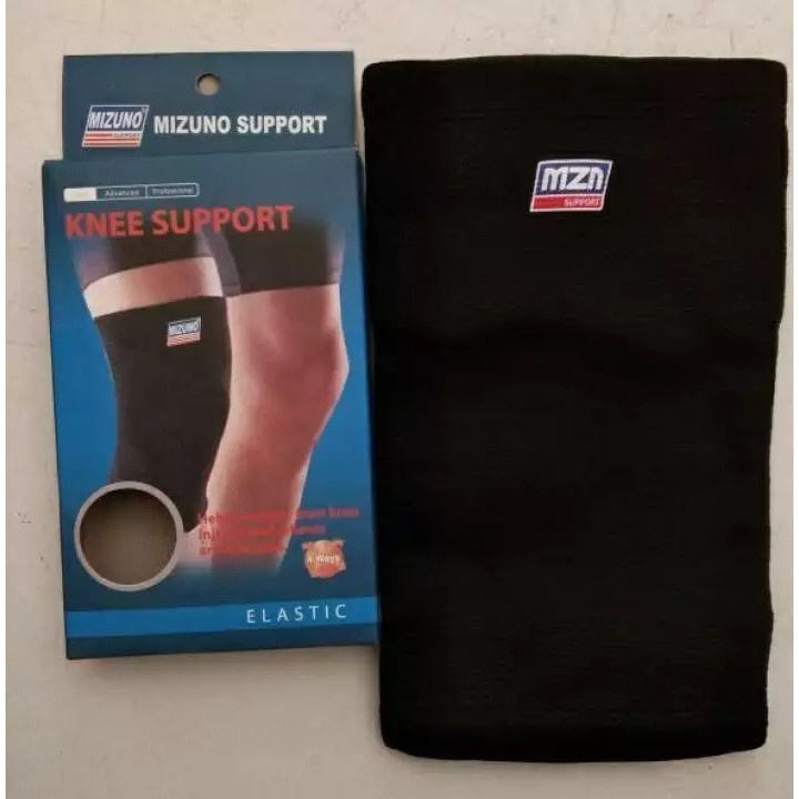 Knee Support Mizuno - Deker Lutut Pendek Mizuno - Knee Pendek Pelindung Lutut Untuk Olahraga