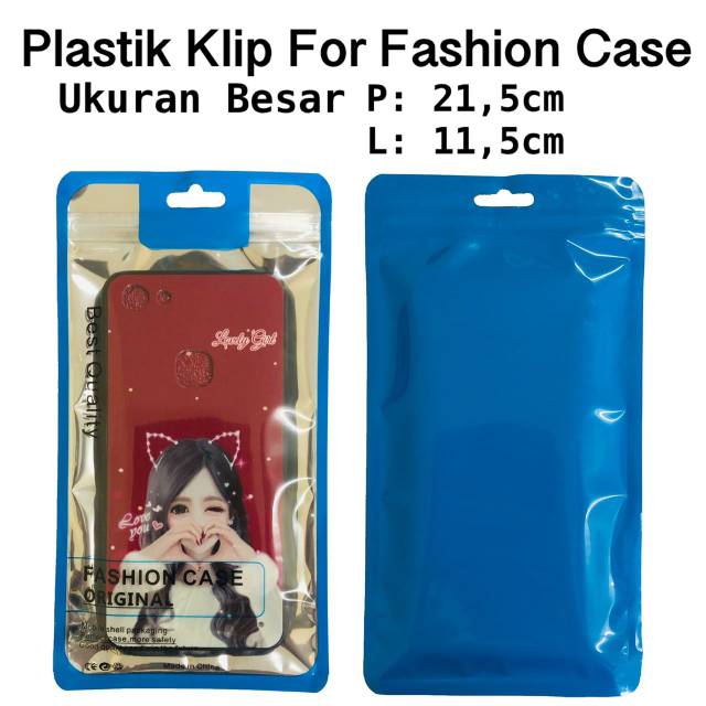[100PCS] Plastik Packing Ukuran Besar Casing Hp Fashion Cover Case Handphone Plastik Packing Klip