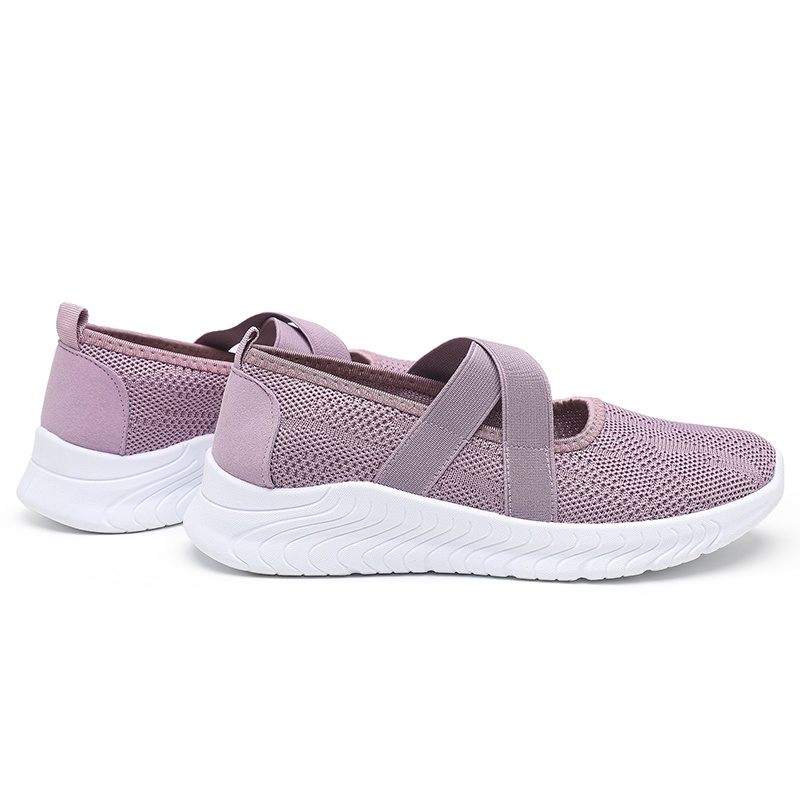 Sepatu Import Wanita 2022 Baru Sepatu Model Flat Silang Fashion Sneakers 5602