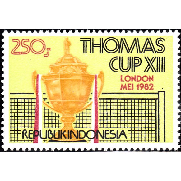 

Prangko Indonesia Thomas Cup 1982