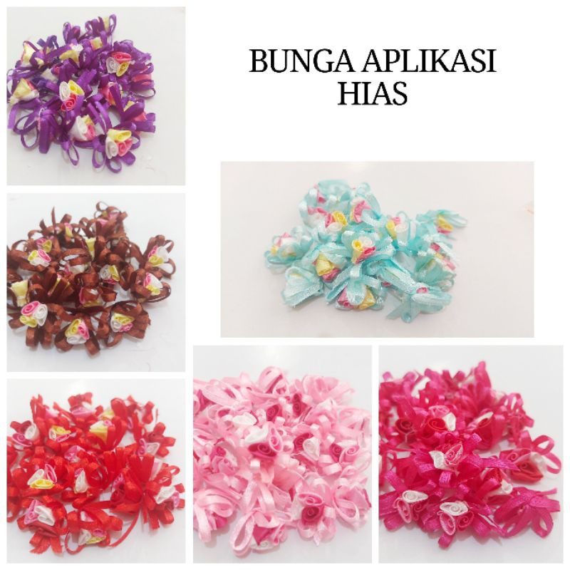 10pcs BUNGA APLIKASI SOUVENIR