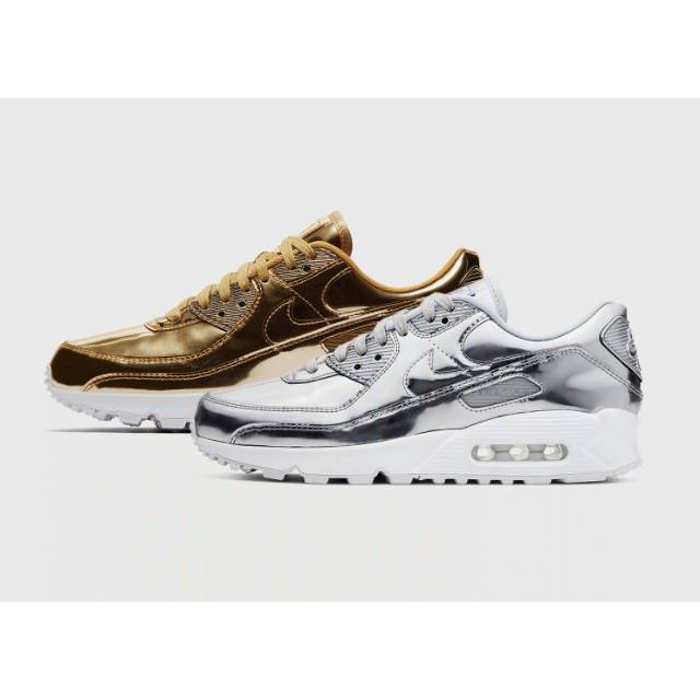 

Nike W Air Max 90 metallic pack. Chrome & gold Size 36-42 3.000.000