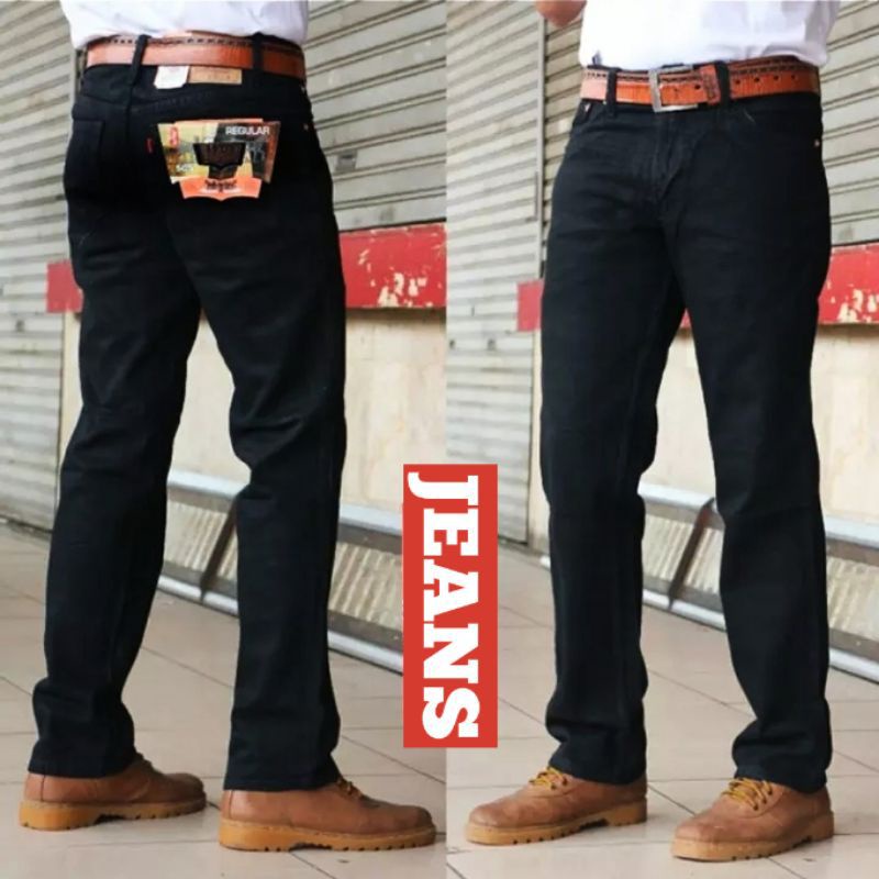 CELANA JEANS PANJANG PRIA REMAJA DEWASA REGULER FIT