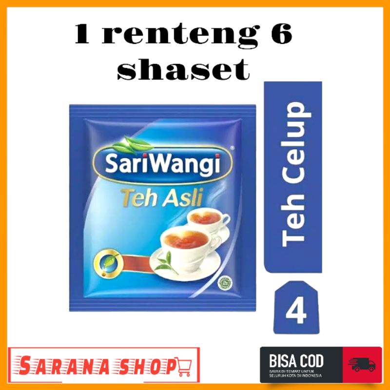 

Teh Sariwangi renceng isi 6 sachet