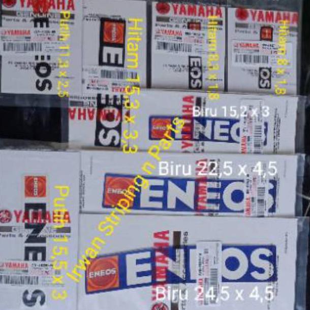 [KODE W487] Sticker Stiker Striping Eneos Biru Hitam Putih ORIGINAL MX King R15 Aerox R25 NVA