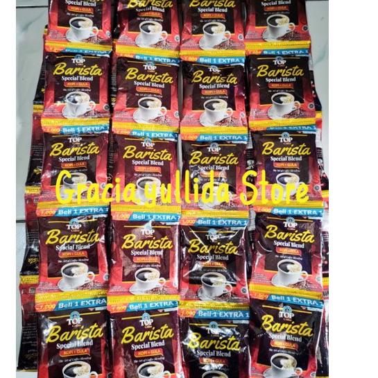 

〖COD⭐〗 Kopi TOP Barista Kopi Hitam+Gula isi 20 Pcs dan 10 Pcs 5.5 Brand