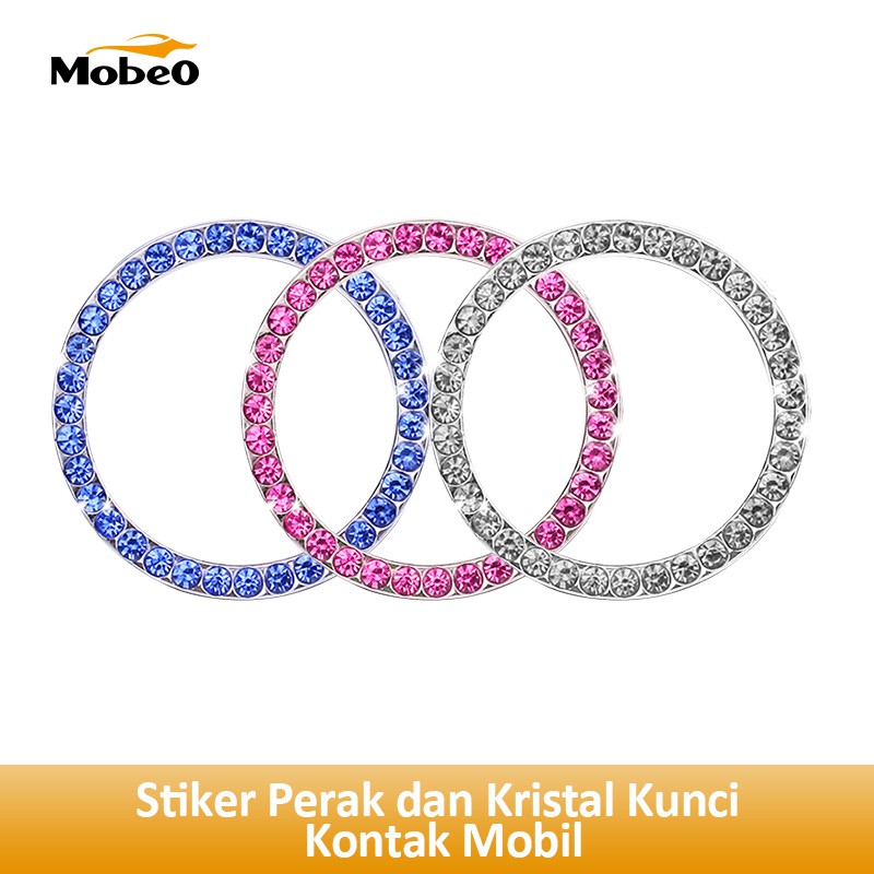 

Mobeo Stiker Kunci Kontak Mobil Desain Perak Bertaburan Kristal