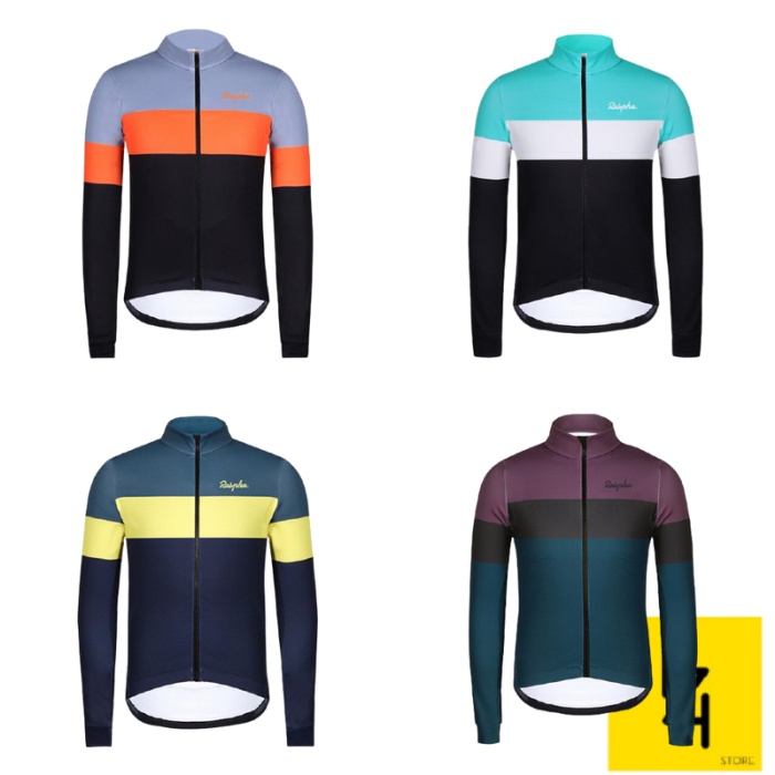 Jersey sepeda roadbike lengan panjang Rapha XC pria wanita unisex long sleeve ukuran S M L XL XXL XX