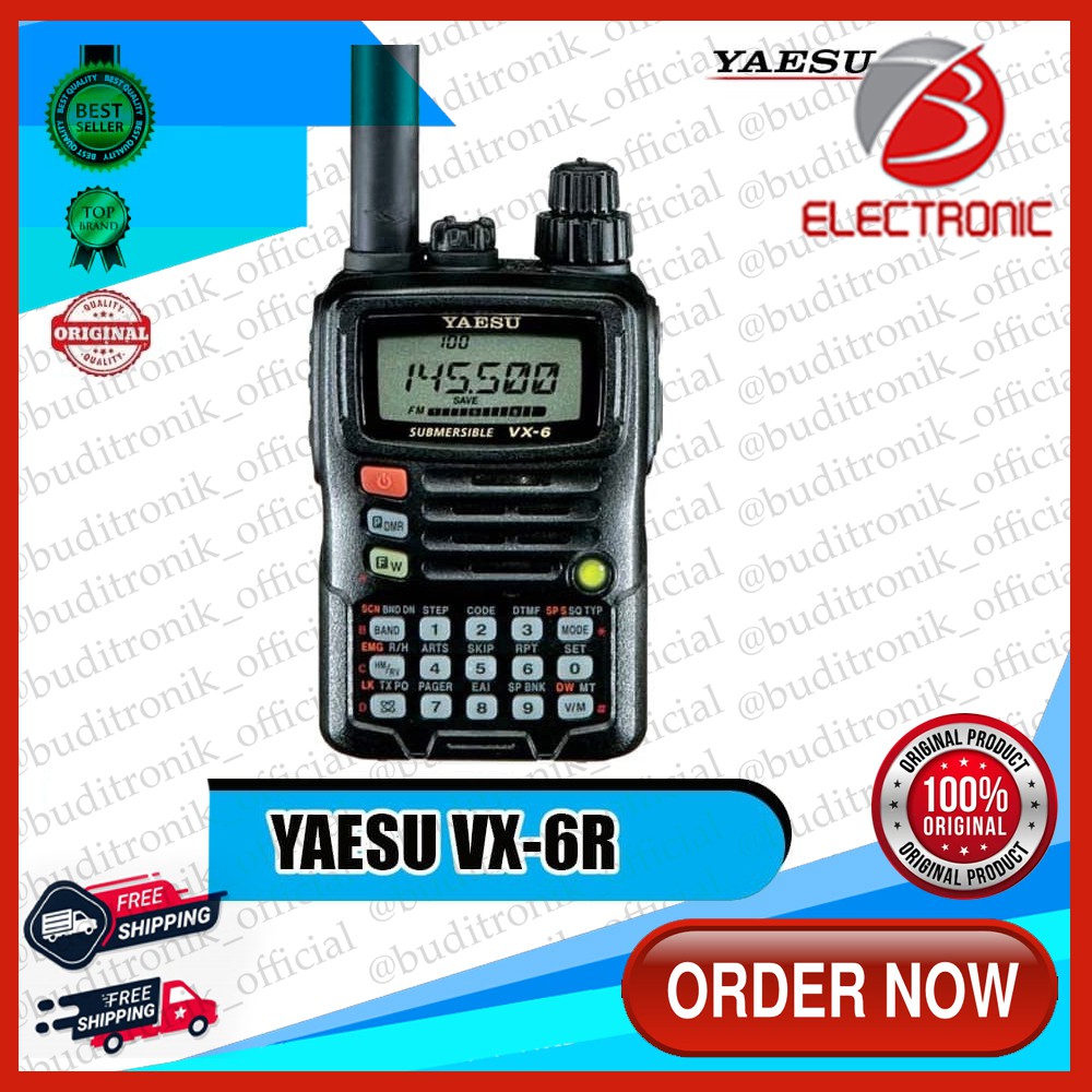 Yaesu VX-6R Handie Talkie Dualband Baru Garansi 1 Tahun VX6 VX-6 VX6R