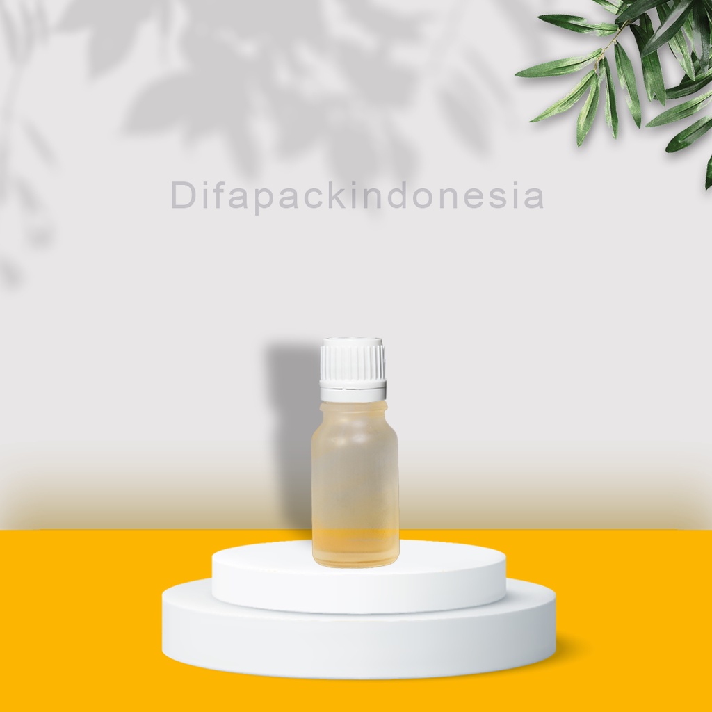 Botol Kaca Filler 10ml Putih Frosted