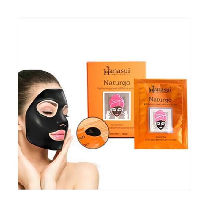 1 KG MUAT 100 SACHET | MASKER WAJAH NATURGO BPOM ORIGINAL BY HANASUI MASKER HITS MASA KINI