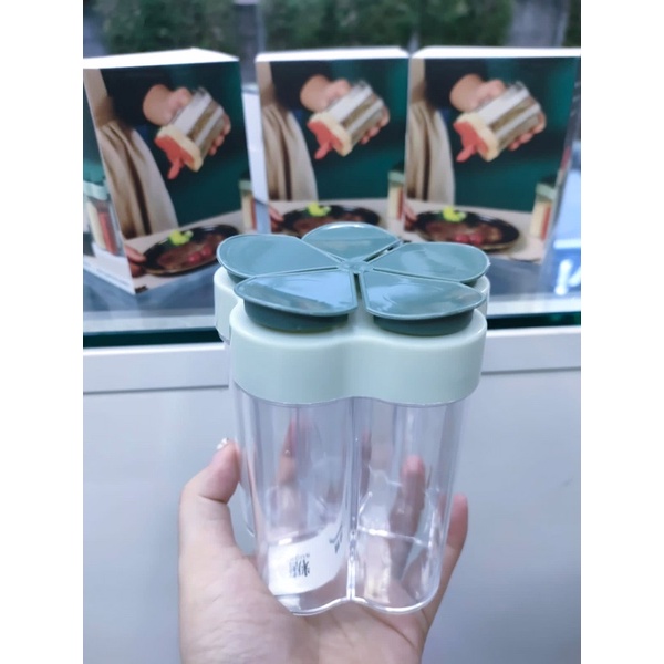 Tempat Bumbu Dapur 5 in 1 serbaguna/Wadah Bumbu/Botol bumbu toples 5 in 1