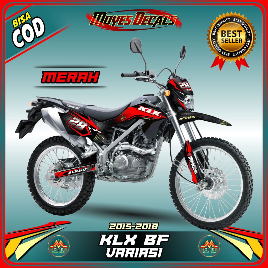 Decal KLX BF Variasi, Stiker KLX BF Variasi, Striping KLX BF Variasi, Stiker Fullbody KLX BF Varisi