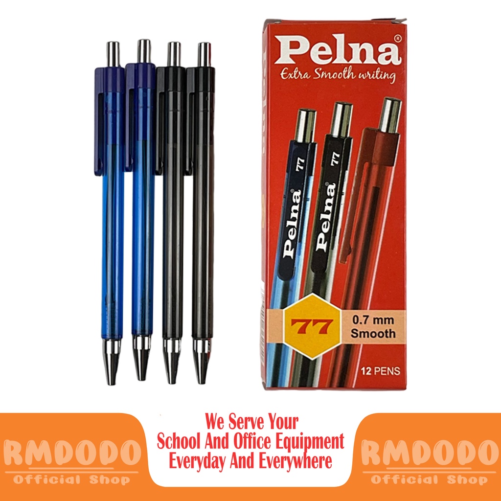 

Rmdodo - (12pc) Pulpen Gel Pelna Smooth 0,7mm / Pen Gel / Pen Pelna Murah Berkualitas Bisa Cod