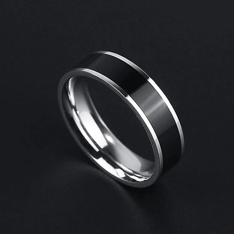 [COD] Cincin Titanium asd Silver Black / Cincin Wanita Pria Couple Anak