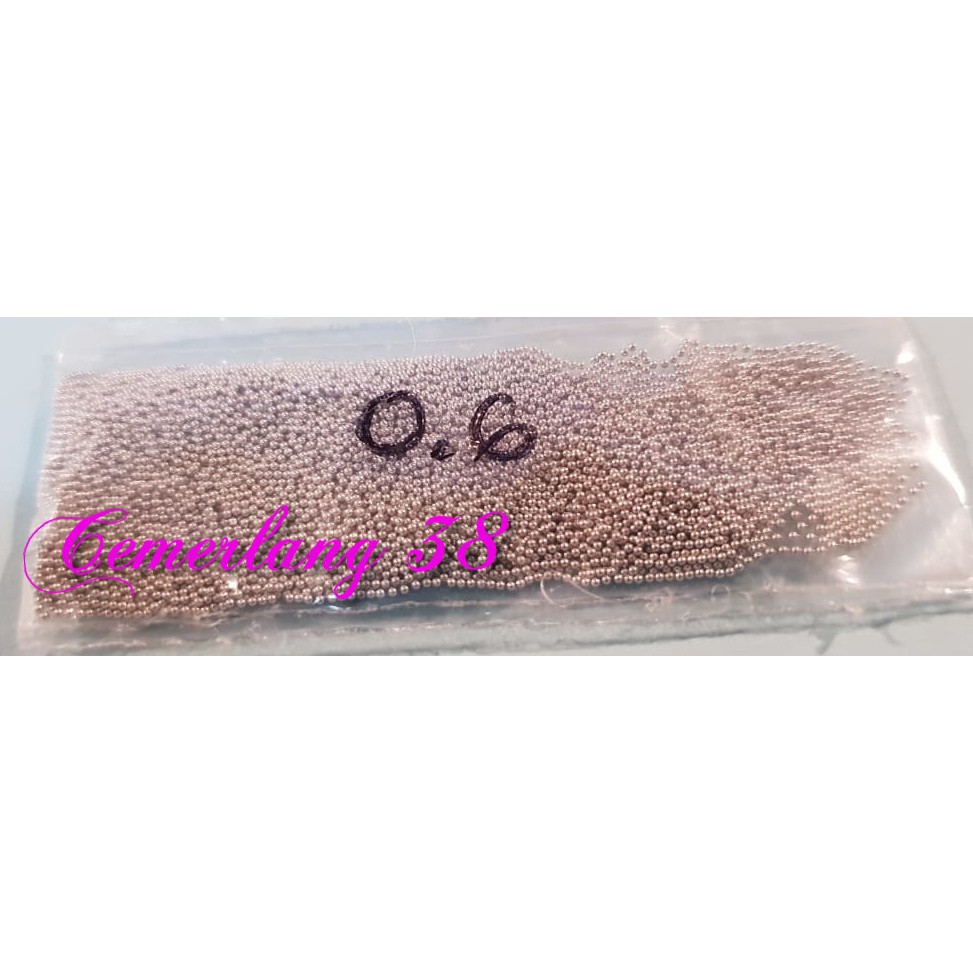 Timah Butir 0.6 mm / timah pasir 0.6 mm