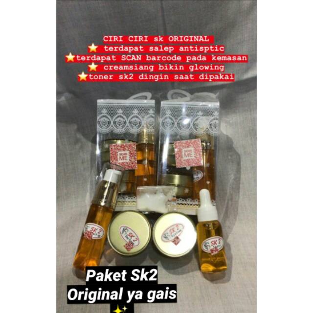 Paket Sk2 Gold Original