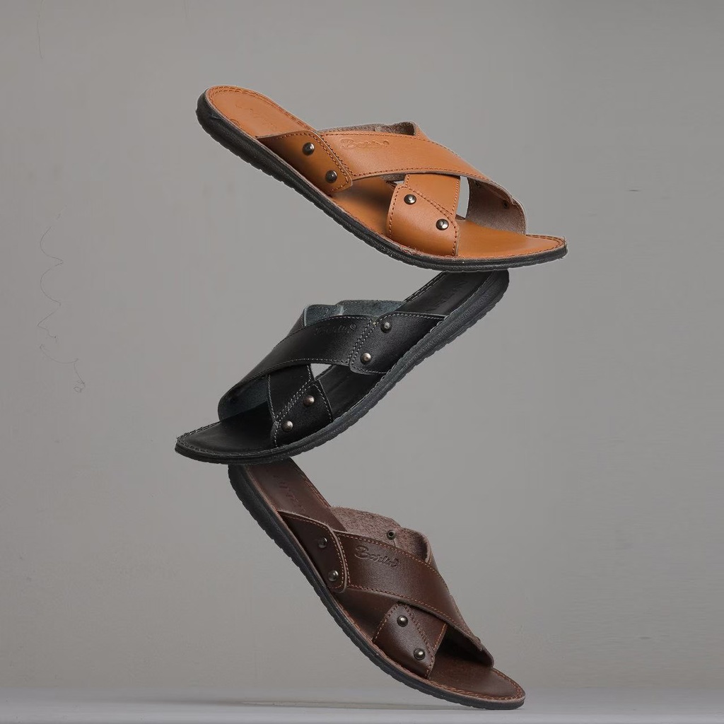 BURAY X SANDAL SLIDE INDIAN PRIA DEWASA MINING BARLIN KULIT ASLI 100% ORIGINAL FORMAL CASUAL SANDAL SLOP KULIT PRIA KERJA KANTOR GURU PNS PESTA RESMI NYAMAN LEBARAN || SANDAL PRIA INDIAN BERKUALITAS MURAH 2022